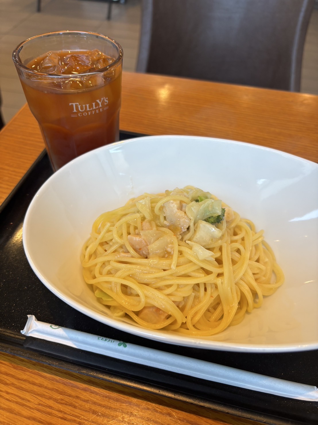 タリーズのレモンパスタ