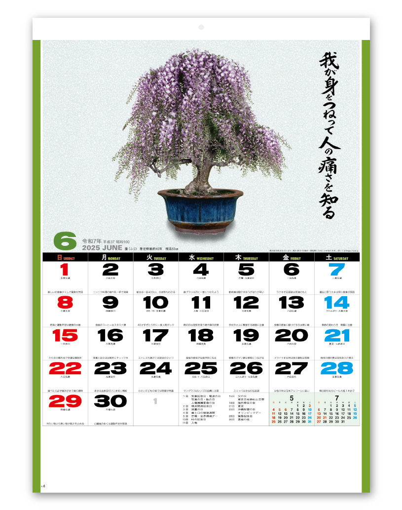 自然愛 盆栽 Calendar Online Shop ラクトカレンダー