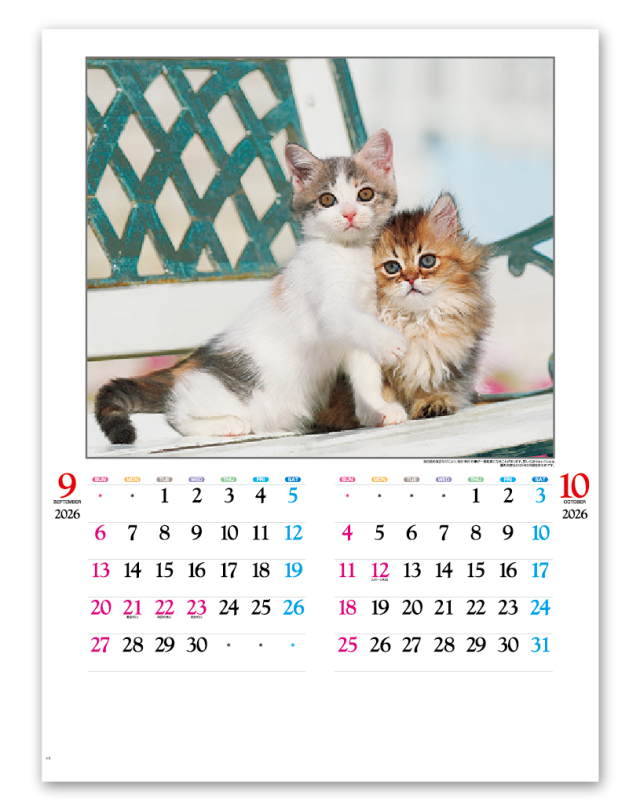 かわいい猫 Calendar Online Shop ラクトカレンダー