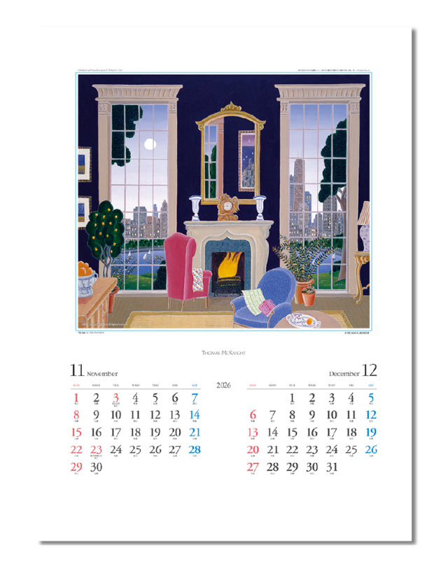 トーマス・マックナイト｜CALENDAR ONLINE SHOP ラクトカレンダー